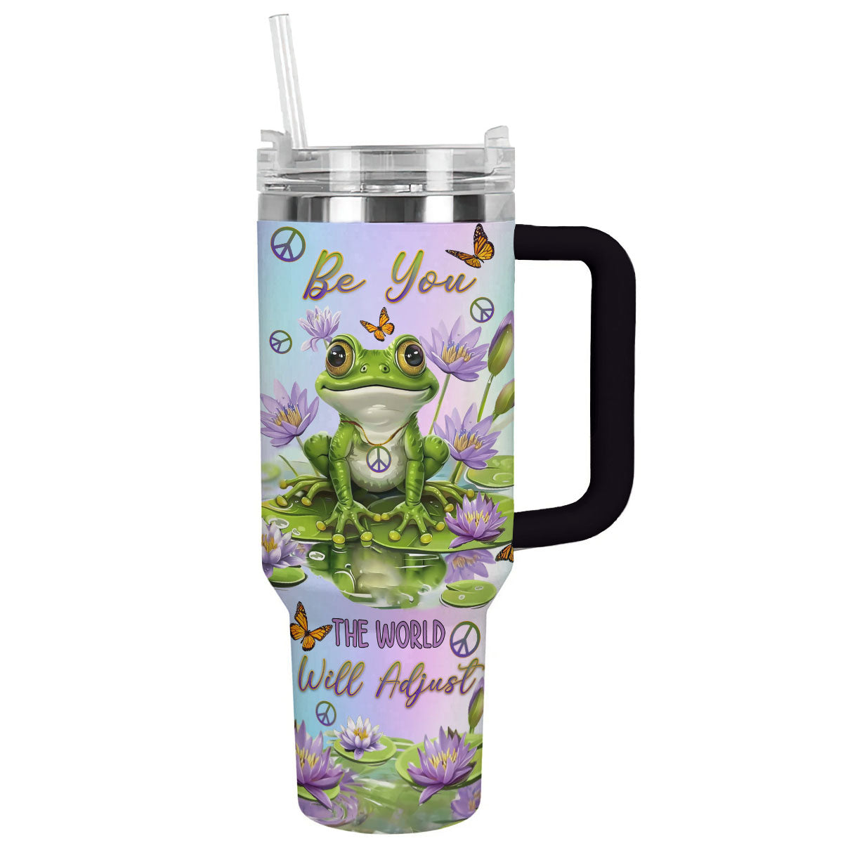 Shineful Tumbler Peaceful Froggy Serenity