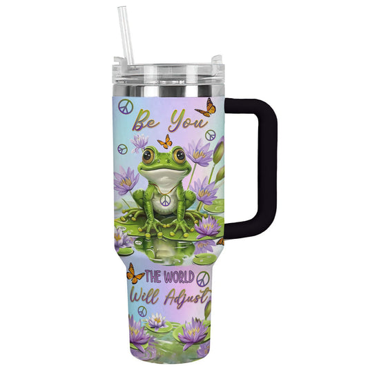 Shineful Tumbler Peaceful Froggy Serenity