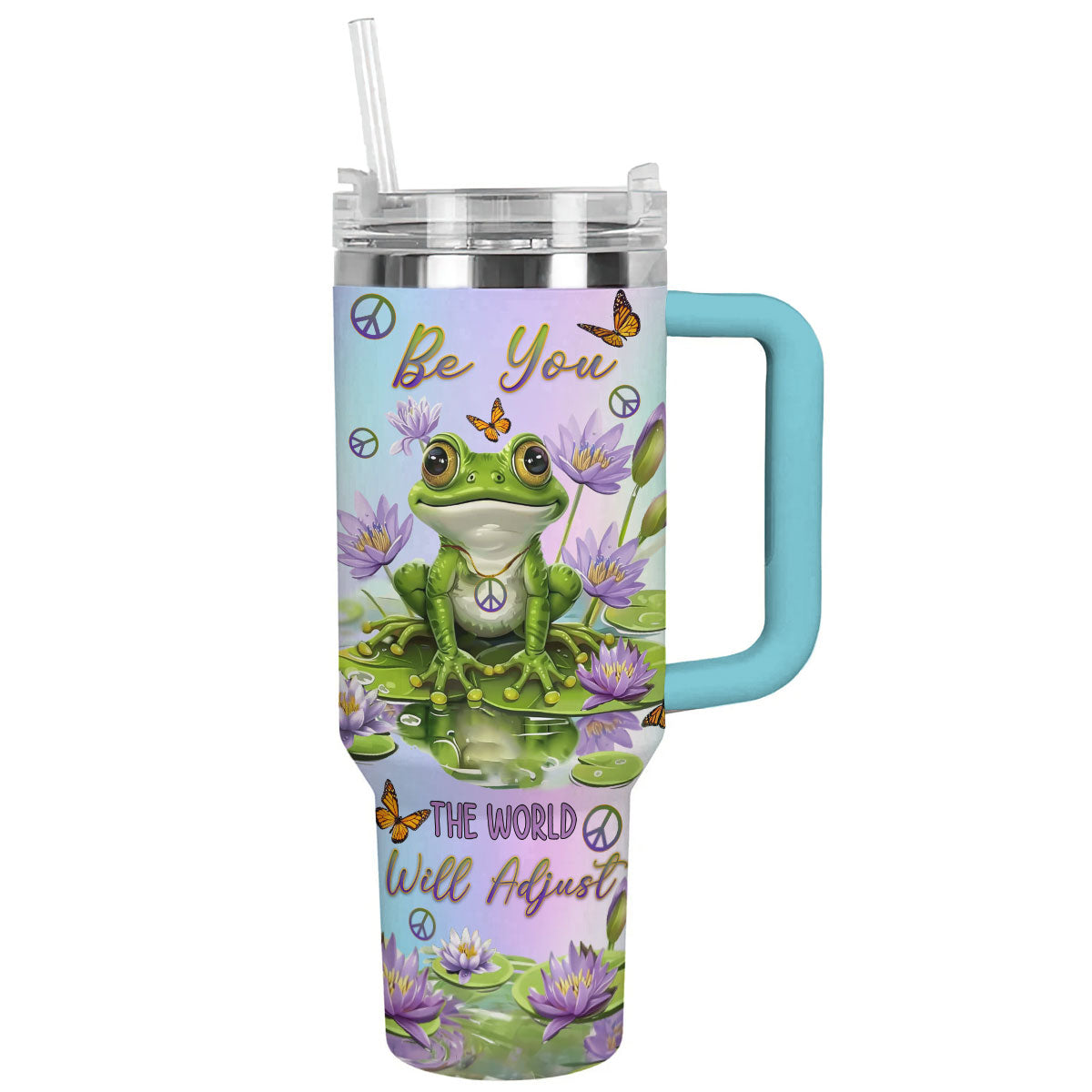 Shineful Tumbler Peaceful Froggy Serenity