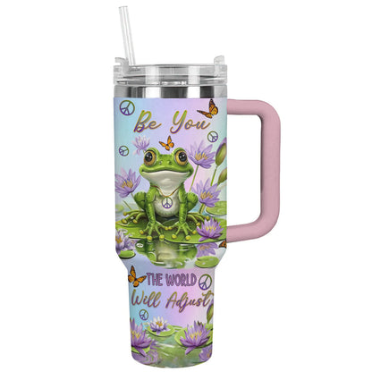 Shineful Tumbler Peaceful Froggy Serenity