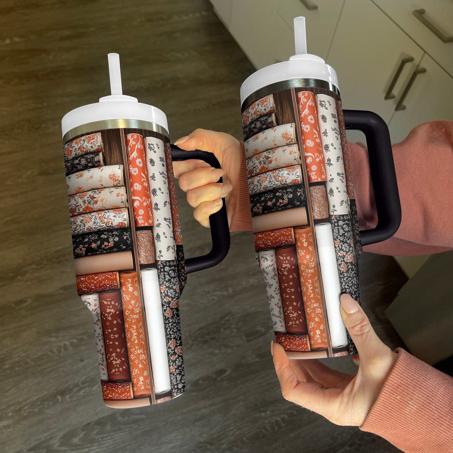 Shineful Tumbler Floral Stash Fabric