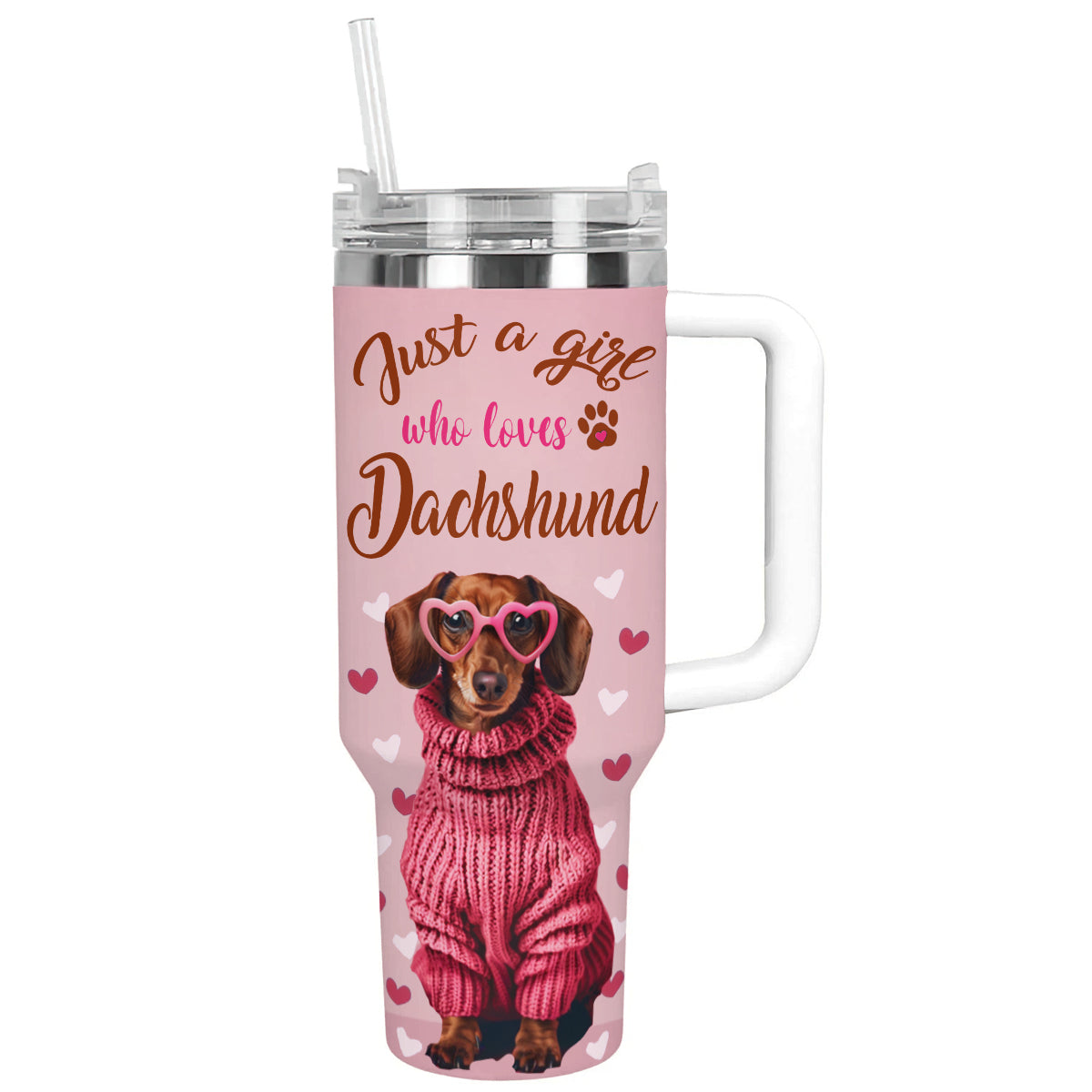 Shineful Tumbler Dachshund Heartfelt