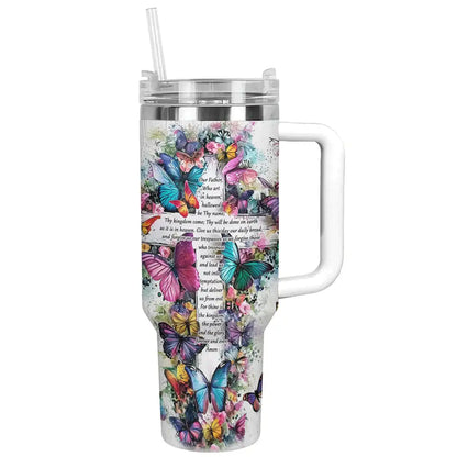 Shineful Tumbler Butterfly Shineful Our Father