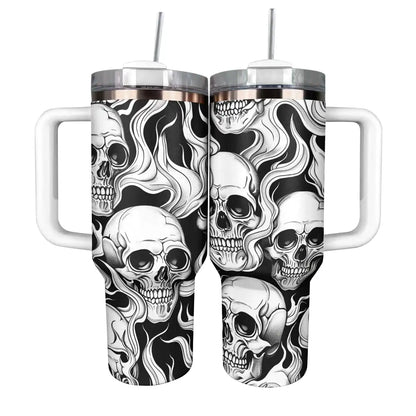 Shineful Tumbler Smokey Skulls