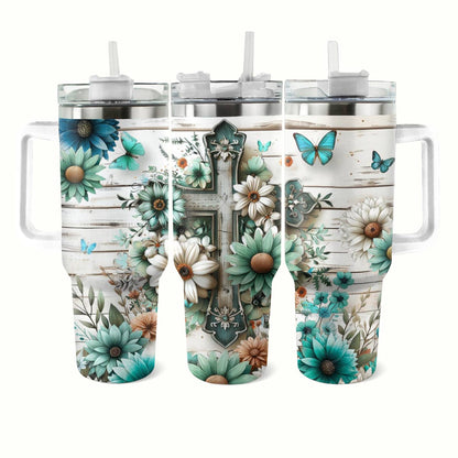Shineful Tumbler Faithful Blooms