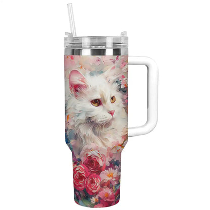 Shineful Tumbler Rose Cat