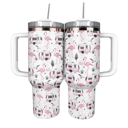 Shineful Tumbler Flamingo Trip
