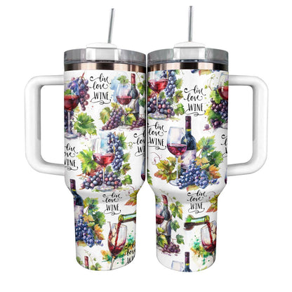 Shineful Tumbler Live Love Wine