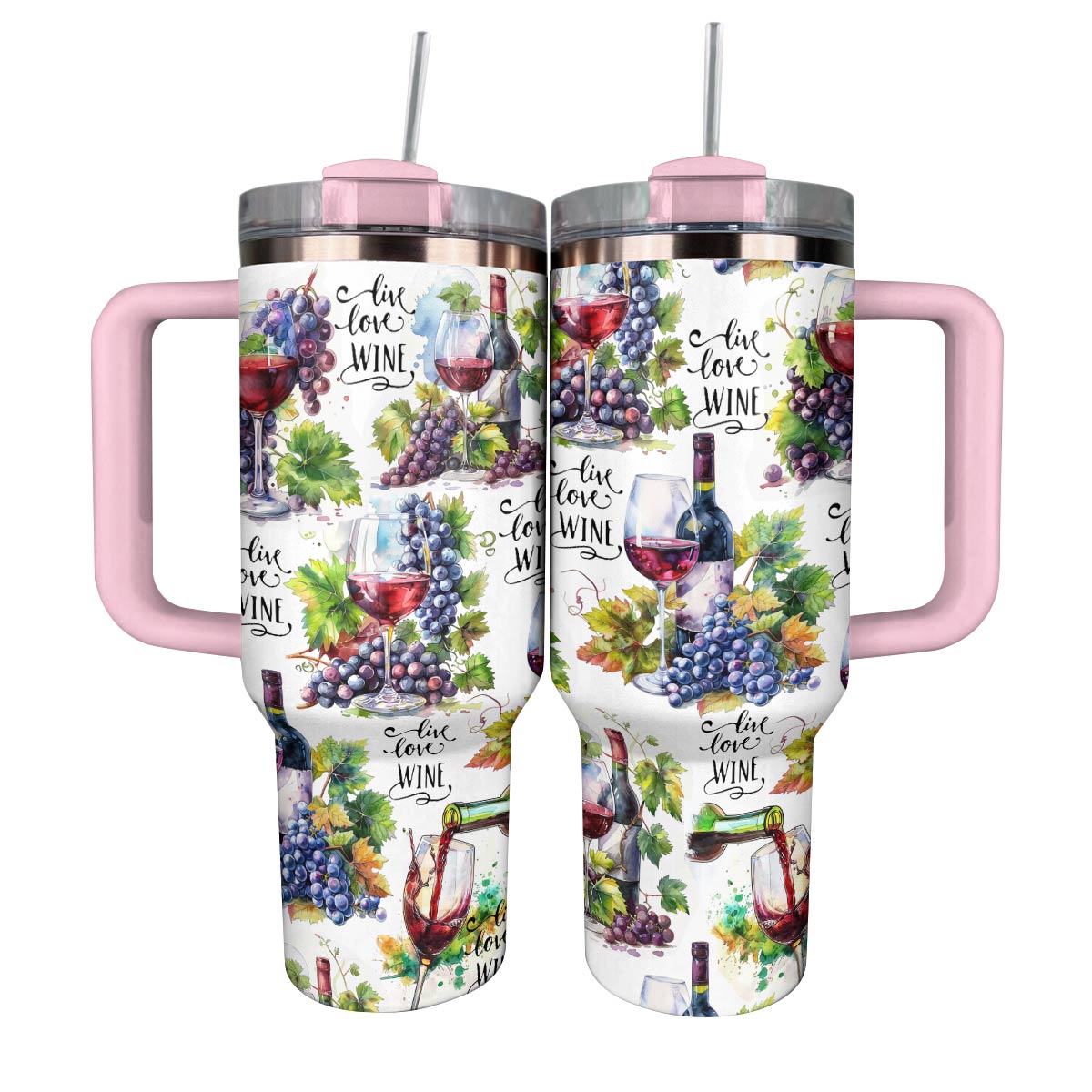 Shineful Tumbler Live Love Wine