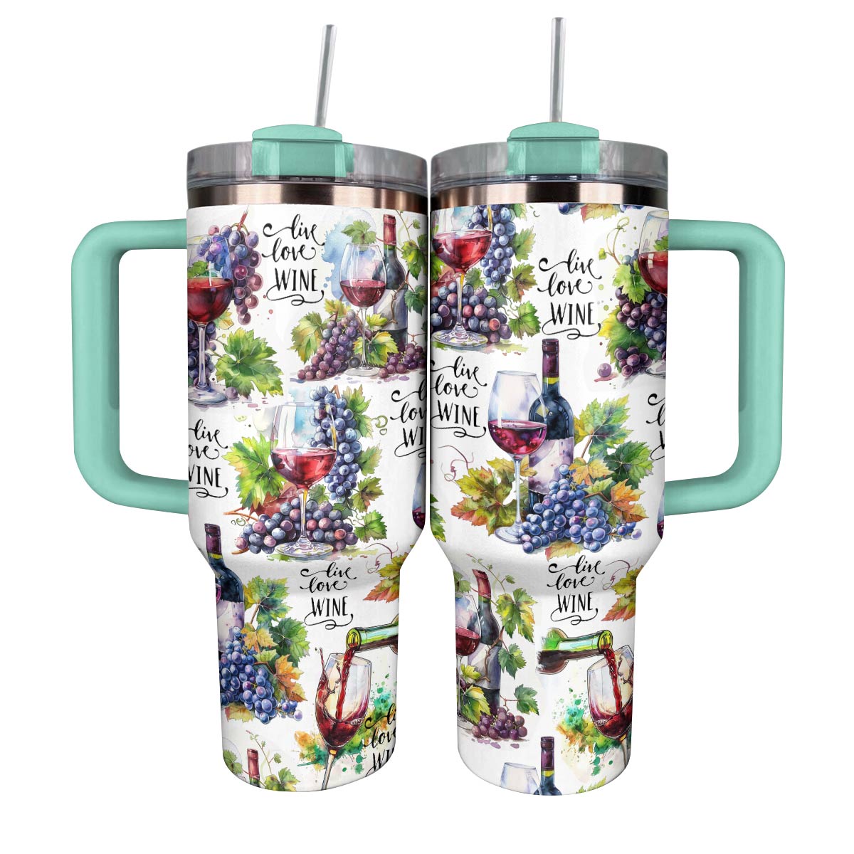 Shineful Tumbler Live Love Wine