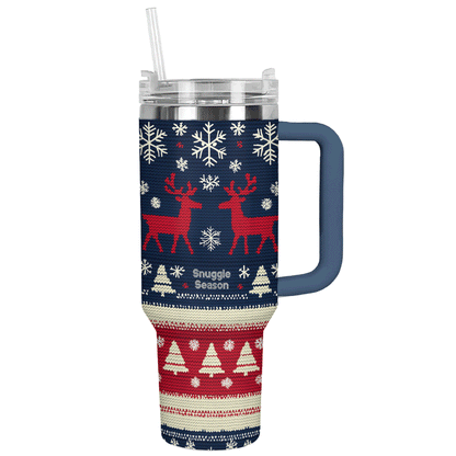Shineful Tumbler Cozy Christmas Knit