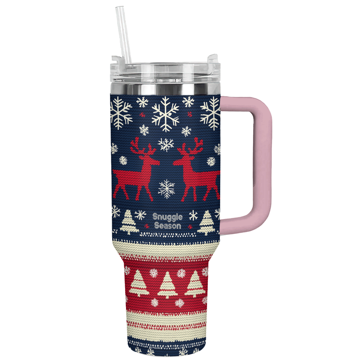 Shineful Tumbler Cozy Christmas Knit