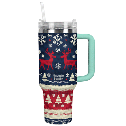 Shineful Tumbler Cozy Christmas Knit