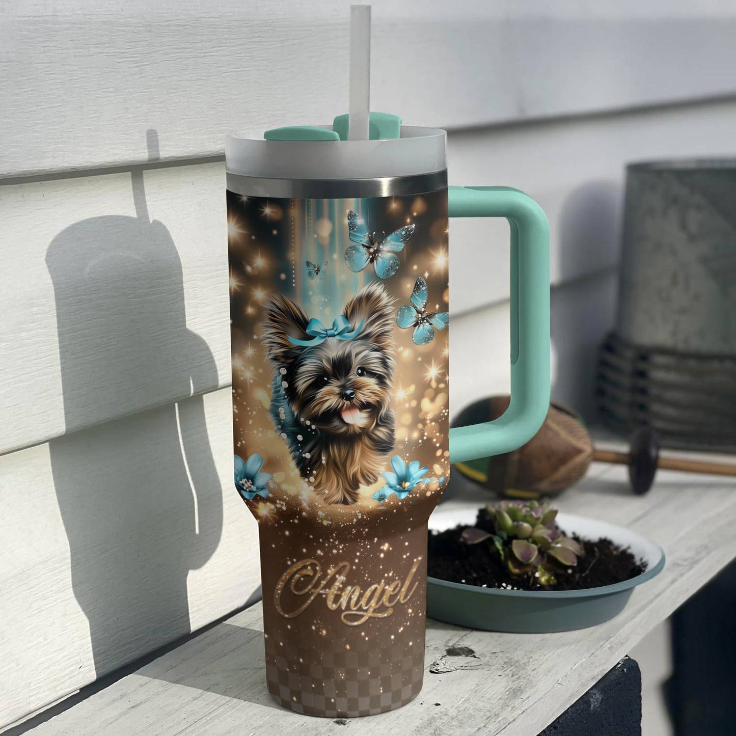 Shineful Personalized Tumbler My Little Angel